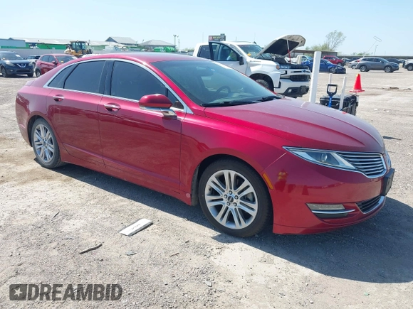 2016 Lincoln MKZ with VIN 3LN6L2GK2GR631195, listed as a IAAI auction lot 42001190 with 66,485 mi miles. Bid and sale history available at carsss.com. Image 1.