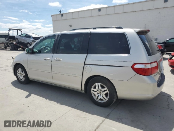 2007 Honda Odyssey EX-L with VIN 5FNRL38667B437022, listed as a Copart auction lot 56135825 with 183,864 mi miles and Clean Title. Bid and sale history available at carsss.com. Image 2.