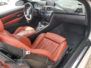 2015 BMW M4 with VIN WBS3U9C56FP968142, listed as a Copart auction lot 74034884 with Not Provided miles and Salvage Title. Bid and sale history available at carsss.com. Image 8.