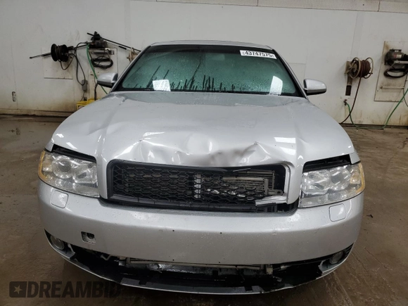 2005 Audi A4 1.8T SE with VIN WAULC68E55A067876, listed as a Copart auction lot 43747575 with 166,626 mi miles and Clean Title. Bid and sale history available at carsss.com. Image 5.