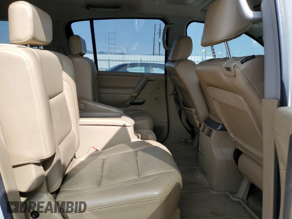 2006 Nissan Armada LE with VIN 5N1AA08B76N709202, listed as a Copart auction lot 59163645 with 214,784 mi miles and Clean title. Bid and sale history available at DreamBid. Image 11.