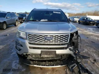 2017 Ford Explorer Platinum with VIN 1FM5K8HT9HGE17225, listed as a Copart auction lot 44321205 with 95,014 mi miles and Salvage Title. Bid and sale history available at carsss.com. Image 5.