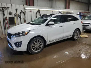 2018 Kia Sorento SX with VIN 5XYPKDA53JG371076, listed as a Copart auction lot 50297585 with 116,385 mi miles and Non Repairable. Bid and sale history available at carsss.com. Image 1.