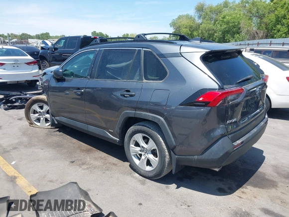 2019 Toyota RAV4 Hybrid LE with VIN JTMLWRFV1KD501638, listed as a IAAI auction lot 42590717 with 46,277 mi miles and . Bid and sale history available at DreamBid. Image 3.