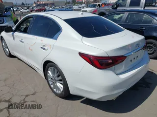 2024 Infiniti Q50 Luxe with VIN JN1EV7BP5RM601925, listed as a IAAI auction lot 42261752 with 1,511 mi miles and . Bid and sale history available at DreamBid. Image 3.