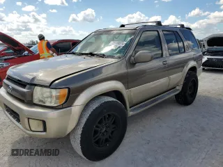 2001 Infiniti QX4 with VIN JNRDR09X61W204050, listed as a Copart auction lot 78048074 with Not Provided miles and Salvage Title. Bid and sale history available at DreamBid. Image 1.