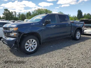 2021 Chevrolet Silverado 1500 Custom with VIN 3GCPYBEH8MG162087, listed as a Copart auction lot 59686794 with 29,248 mi miles and Salvage Title. Bid and sale history available at DreamBid. Image 1.