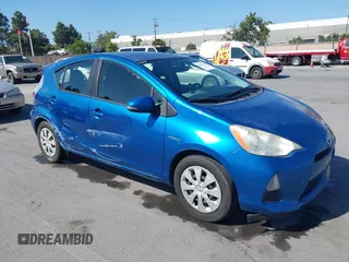 2012 Toyota Prius One with VIN JTDKDTB34C1028582, listed as a IAAI auction lot 42195119 with 137,256 mi miles and . Bid and sale history available at DreamBid. Image 1.