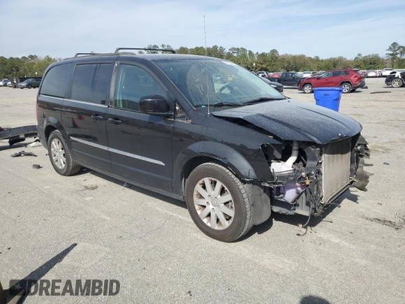 2016 Chrysler Town & Country Touring with VIN 2C4RC1BG8GR284170, listed as a Copart auction lot 49133465 with 135,478 mi miles and Salvage Title. Bid and sale history available at carsss.com. Image 4.