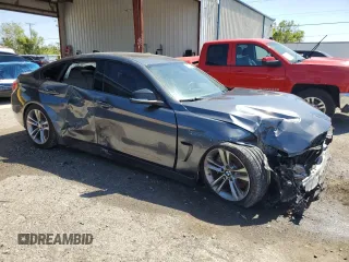 2015 BMW 4 Series 435i with VIN WBA4B1C50FD418355, listed as a Copart auction lot 48672575 with 156,311 mi miles and Salvage Title. Bid and sale history available at carsss.com. Image 4.