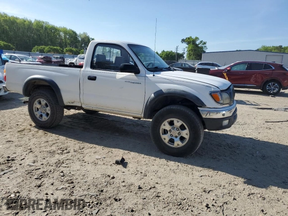 2001 Toyota Tacoma PreRunner with VIN 5TENM92N71Z728049, listed as a Copart auction lot 53803865 with 156,876 mi miles and Salvage title. Bid and sale history available at DreamBid. Image 4.