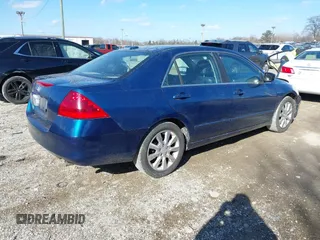2006 Honda Accord EX-L z VIN 1HGCM665X6A031428, wystawiony jako IAAI lot #41861776 z przebiegiem 83 343 mil mil oraz . Historia ofert i sprzedaży dostępna na DreamBid. Obrazek 4.