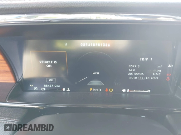 2019 Lincoln Navigator Reserve z VIN 5LMJJ2LT8KEL10852, wystawiony jako IAAI lot #41847832 z przebiegiem 88 437 mil mil oraz . Historia ofert i sprzedaży dostępna na DreamBid. Obrazek 7.