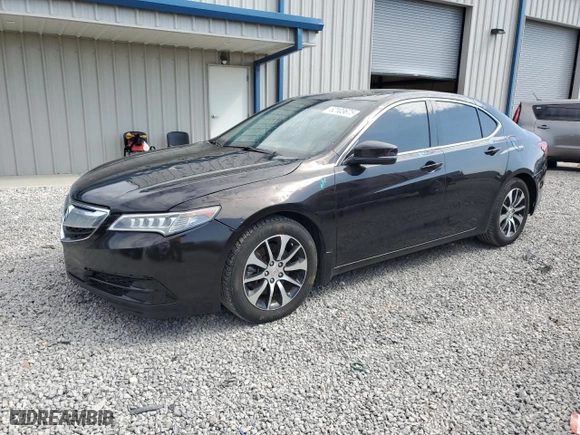 2015 Acura TLX Tech with VIN 19UUB1F52FA006410, listed as a Copart auction lot 52103675 with 111,726 mi miles and Salvage Title. Bid and sale history available at carsss.com. Image 1.