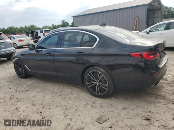 2021 BMW 5 Series 530i xDrive with VIN WBA13BJ02MCF32215, listed as a Copart auction lot 55779575 with 67,983 mi miles and Salvage title. Bid and sale history available at DreamBid. Image 2.