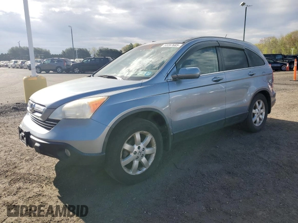 2007 Honda CR-V EX-L with VIN JHLRE48747C033516, listed as a Copart auction lot 53287685 with 195,093 mi miles and Clean Title. Bid and sale history available at carsss.com. Image 1.