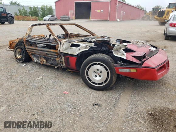 1985 Chevrolet Corvette with VIN 1G1YY0785F5103913, listed as a Copart auction lot 61049734 with 0 mi miles and Non Repairable. Bid and sale history available at carsss.com. Image 4.