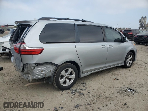 2020 Toyota Sienna LE Auto Access Seat with VIN 5TDKZ3DC4LS061907, listed as a Copart auction lot 50261305 with 80,784 mi miles and Salvage Title. Bid and sale history available at carsss.com. Image 3.