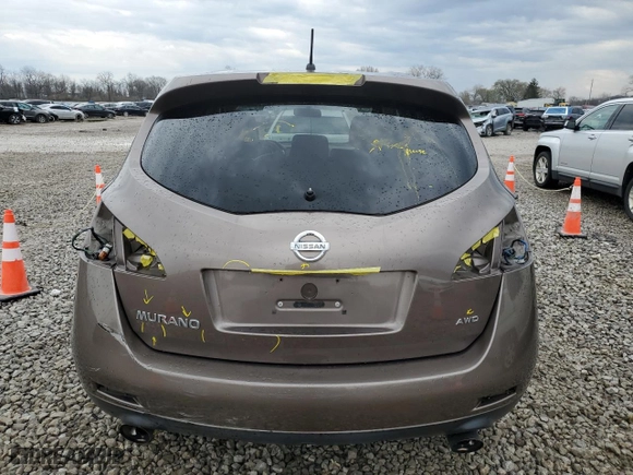 2011 Nissan Murano SL with VIN JN8AZ1MWXBW169574, listed as a Copart auction lot 50982905 with 127,270 mi miles and Salvage Title. Bid and sale history available at carsss.com. Image 6.