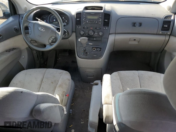 2006 Kia Sedona LX with VIN KNDMB233866034772, listed as a Copart auction lot 73406014 with 154,899 mi miles and Salvage Title. Bid and sale history available at carsss.com. Image 8.