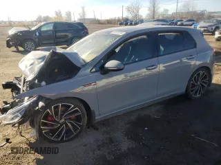 2024 Volkswagen Golf GTI Autobahn with VIN WVWVA7CD4RW114412, listed as a Copart auction lot 80870034 with 16,870 mi miles and Salvage Title. Bid and sale history available at carsss.com. Image 1.