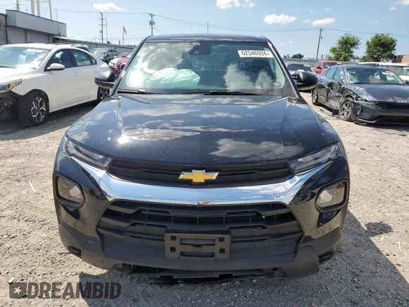 2021 Chevrolet TrailBlazer LS with VIN KL79MMS28MB104034, listed as a Copart auction lot 62546924 with 45,753 mi miles and Salvage Title. Bid and sale history available at DreamBid. Image 5.