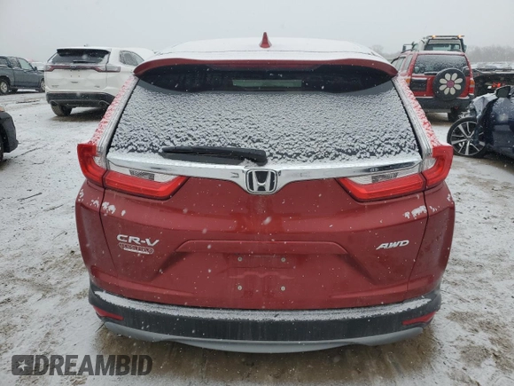 2019 Honda CR-V EX-L with VIN 2HKRW2H84KH604619, listed as a Copart auction lot 85748844 with 0 mi miles and Salvage Title. Bid and sale history available at carsss.com. Image 6.