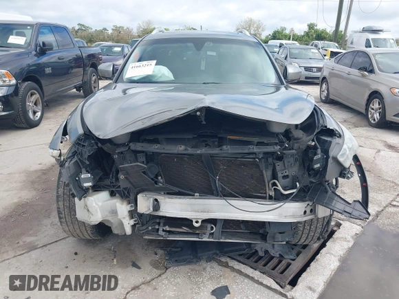 2009 Infiniti FX with VIN JNRAS18U39M101020, listed as a IAAI auction lot 41663215 with 210,583 mi miles and . Bid and sale history available at DreamBid. Image 13.