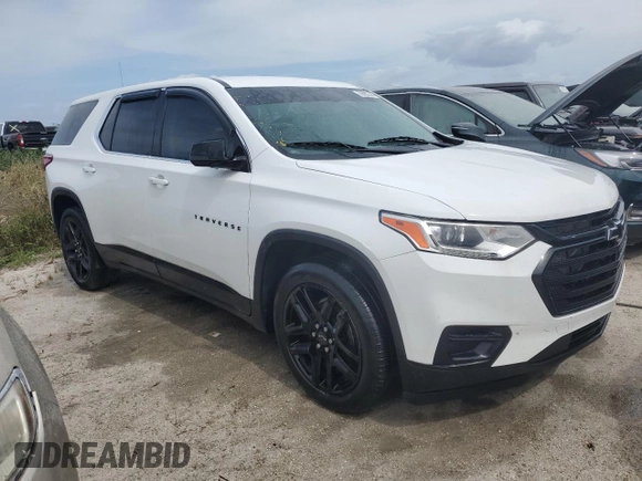 2020 Chevrolet Traverse LS z VIN 1GNERFKW1LJ280002, wystawiony jako Copart lot #45548615 z przebiegiem Nie podano mil oraz Nie do naprawy • Non repairable. Historia ofert i sprzedaży dostępna na DreamBid. Obrazek 4.