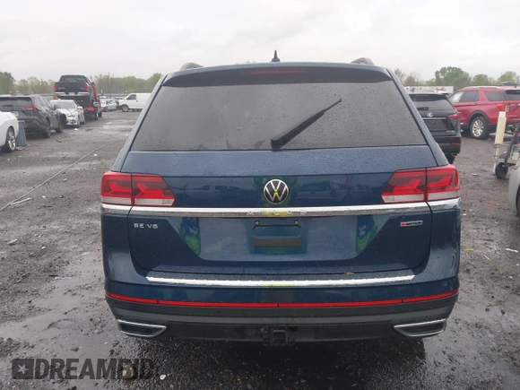 2022 Volkswagen Atlas SE with VIN 1V2HR2CA0NC561411, listed as a IAAI auction lot 41941719 with Not provided miles and . Bid and sale history available at DreamBid. Image 16.