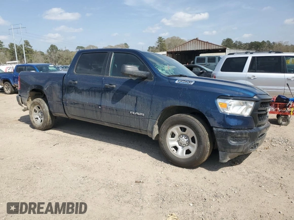 2022 Ram 1500 with VIN 1C6RRENG1NN112811, listed as a Copart auction lot 48009805 with 57,522 mi miles and Salvage title. Bid and sale history available at DreamBid. Image 4.