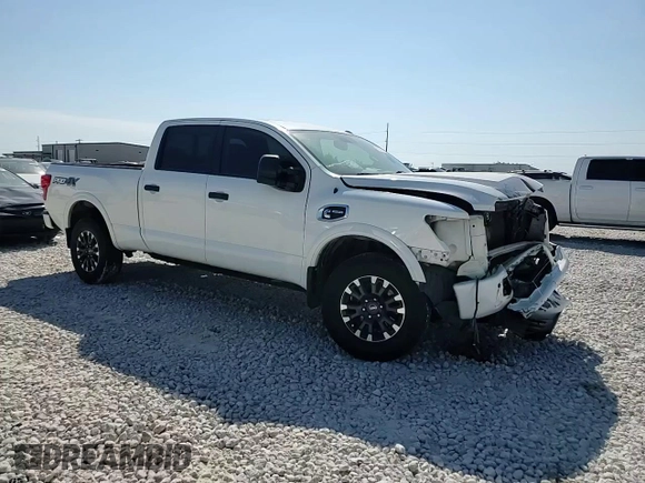 2017 Nissan Titan XD PRO-4X with VIN 1N6BA1F43HN562492, listed as a Copart auction lot 72621804 with 140,562 mi miles and Salvage Title. Bid and sale history available at carsss.com. Image 10.