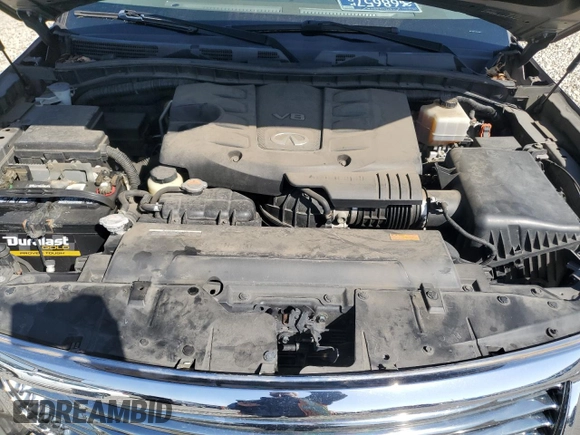 2012 Infiniti QX56 7-passenger with VIN JN8AZ2NF5C9518211, listed as a Copart auction lot 47942855 with 146,207 mi miles and Salvage Title. Bid and sale history available at carsss.com. Image 13.