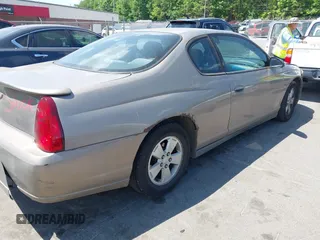 2006 Chevrolet Monte Carlo LT 3.5L z VIN 2G1WM15K969285822, wystawiony jako IAAI lot #42182300 z przebiegiem 237 749 mil mil oraz . Historia ofert i sprzedaży dostępna na DreamBid. Obrazek 4.