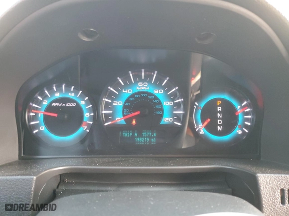 2012 Ford Fusion SEL with VIN 3FAHP0JG9CR265150, listed as a Copart auction lot 52957625 with 198,219 mi miles and Salvage Title. Bid and sale history available at carsss.com. Image 9.