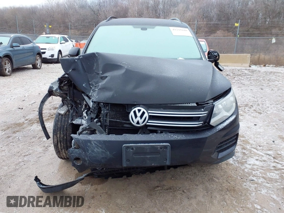 2017 Volkswagen Tiguan S with VIN WVGBV7AX8HK027148, listed as a IAAI auction lot 41215649 with 132,690 mi miles and . Bid and sale history available at DreamBid. Image 12.