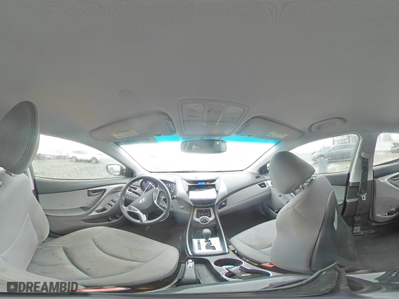 2013 Hyundai Elantra GLS with VIN 5NPDH4AE9DH161404, listed as a Copart auction lot 44457685 with 114,889 mi miles and Salvage Title. Bid and sale history available at carsss.com. Image 12.