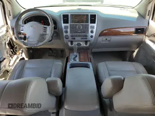 2008 Infiniti QX56 with VIN 5N3AA08C48N908968, listed as a Copart auction lot 53845735 with 166,339 mi miles and Salvage Title. Bid and sale history available at DreamBid. Image 8.