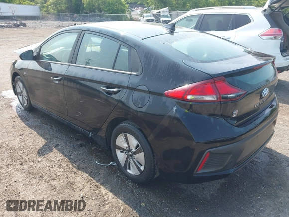 2019 Hyundai Ioniq Blue with VIN KMHC65LC5KU174538, listed as a IAAI auction lot 42379960 with 135,299 mi miles and . Bid and sale history available at DreamBid. Image 3.
