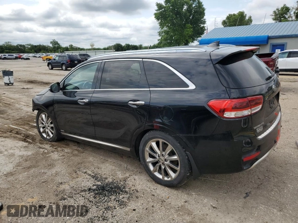2016 Kia Sorento SX with VIN 5XYPKDA53GG153826, listed as a Copart auction lot 57210755 with 98,353 mi miles and Salvage title. Bid and sale history available at DreamBid. Image 2.