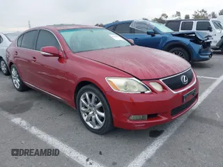 2006 Lexus GS with VIN JTHBH96S665032556, listed as a IAAI auction lot 41718352 with 174,950 mi miles. Bid and sale history available at carsss.com. Image 1.