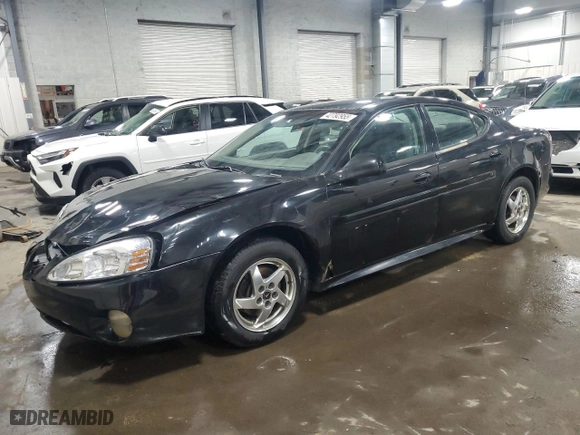 2004 Pontiac Grand Prix GT1 with VIN 2G2WP522141293598, listed as a Copart auction lot 42792955 with 202,115 mi miles and Salvage Title. Bid and sale history available at carsss.com. Image 1.