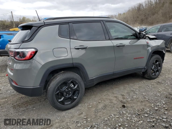 2024 Jeep Compass Trailhawk с VIN 3C4NJDDNXRT590322, выставлен на аукционе Copart как лот 53603855 с пробегом 13 232 миль миль и Списание • Salvage title. История ставок и продаж доступна на DreamBid. Изображение 3.