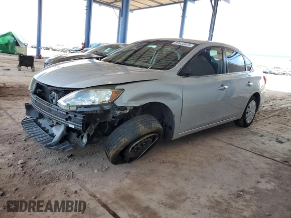 2017 Nissan Sentra S with VIN 3N1AB7AP6HY265433, listed as a Copart auction lot 59423425 with 86,718 mi miles and Salvage title. Bid and sale history available at DreamBid. Image 1.