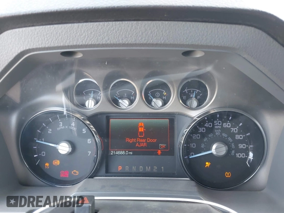 2011 Ford F-250 XL with VIN 1FT7X2A65BEA25829, listed as a IAAI auction lot 41633670 with 214,688 mi miles and . Bid and sale history available at DreamBid. Image 7.