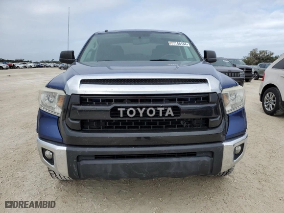 2014 Toyota Tundra 2WD Truck SR5 with VIN 5TFEY5F16EX168476, listed as a Copart auction lot 77746134 with NaN miles and Salvage Title. Bid and sale history available at carsss.com. Image 5.
