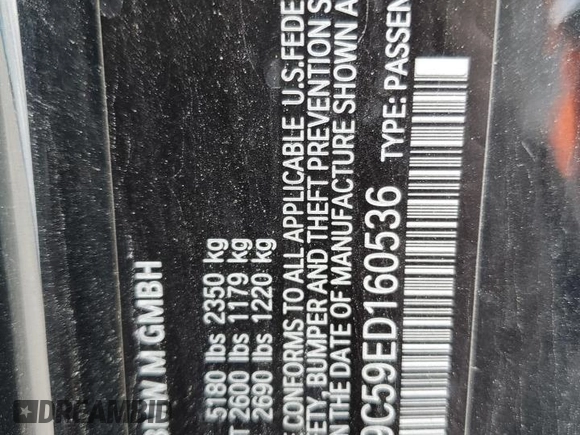 2014 BMW M6 z VIN WBSLX9C59ED160536, wystawiony jako Copart lot #55142095 z przebiegiem 78 550 mil mil oraz Tytuł czysty. Historia ofert i sprzedaży dostępna na DreamBid. Obrazek 12.
