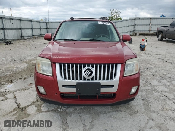 2009 Mercury Mariner Premier with VIN 4M2CU97G39KJ11050, listed as a Copart auction lot 57131665 with 201,602 mi miles and Salvage title. Bid and sale history available at DreamBid. Image 5.