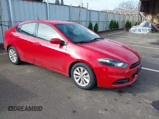 2014 Dodge Dart SXT with VIN 1C3CDFBB8ED851812, listed as a IAAI auction lot 41736482 with 92,116 mi miles. Bid and sale history available at carsss.com. Image 1.