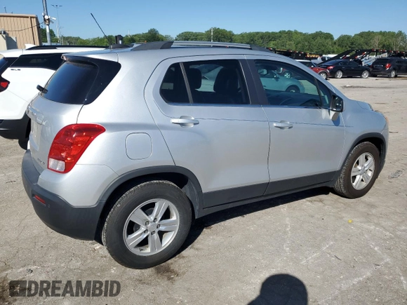 2015 Chevrolet Trax LT with VIN 3GNCJLSB9FL175263, listed as a Copart auction lot 60866654 with 127,134 mi miles and Salvage Title. Bid and sale history available at carsss.com. Image 3.
